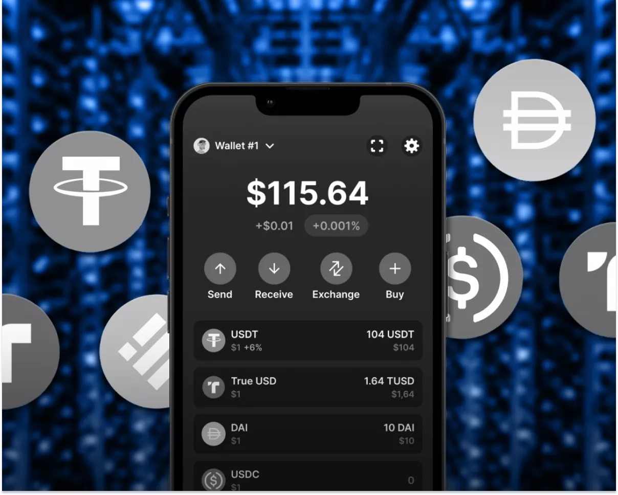 YOUSD stablecoin automated yield wallet screenshot